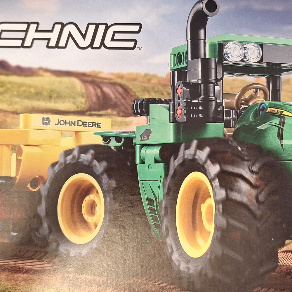 LEGO Technic John Deere Tractor - Green and Yellow